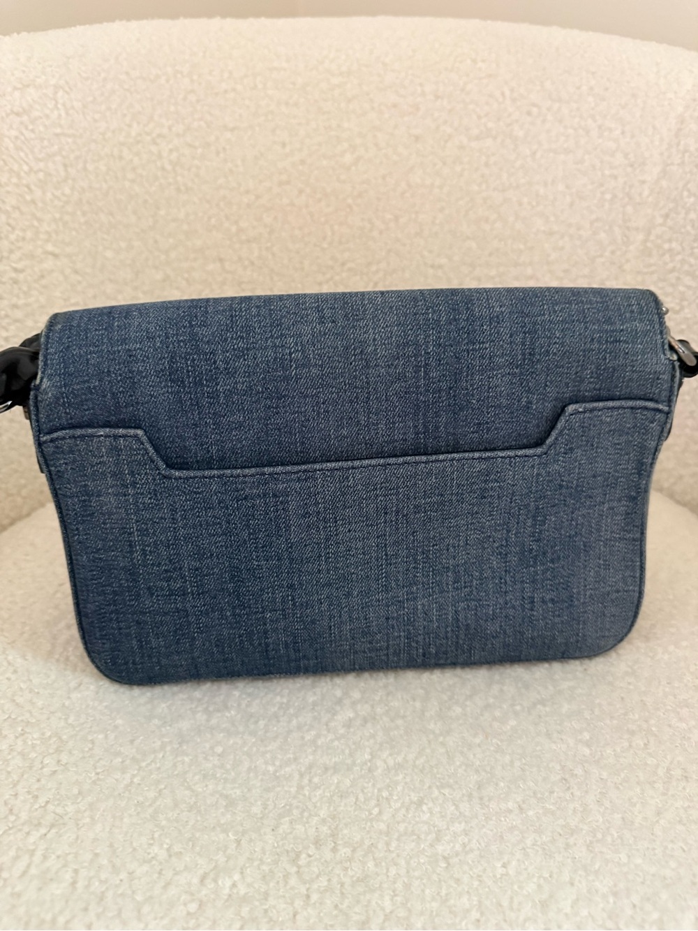 Tom Ford Denim Shoulder Bag with Gunmetal Hardware - Picture 4 of 4
